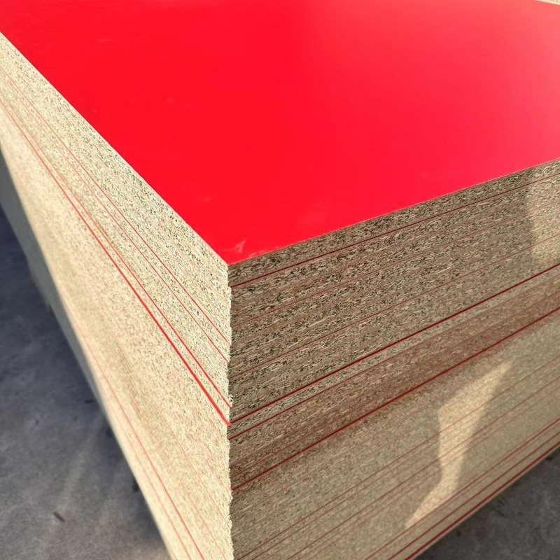 COLOR CUSTOMIZED 6~18mm /1220mm*2440mm E1 Grade Particle Board for Cabinet