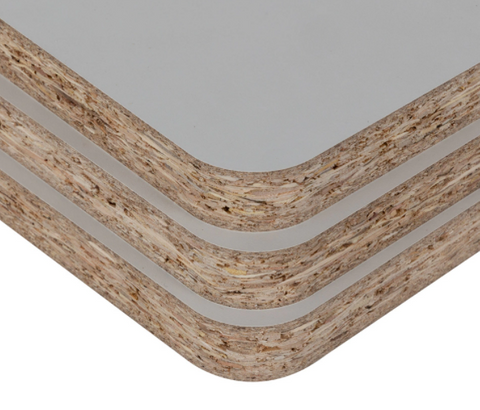 12~18 mm 1220mm*2440mm E1 Grade Solid Color/ Red Color Melamine Chipboard/ Particle Board