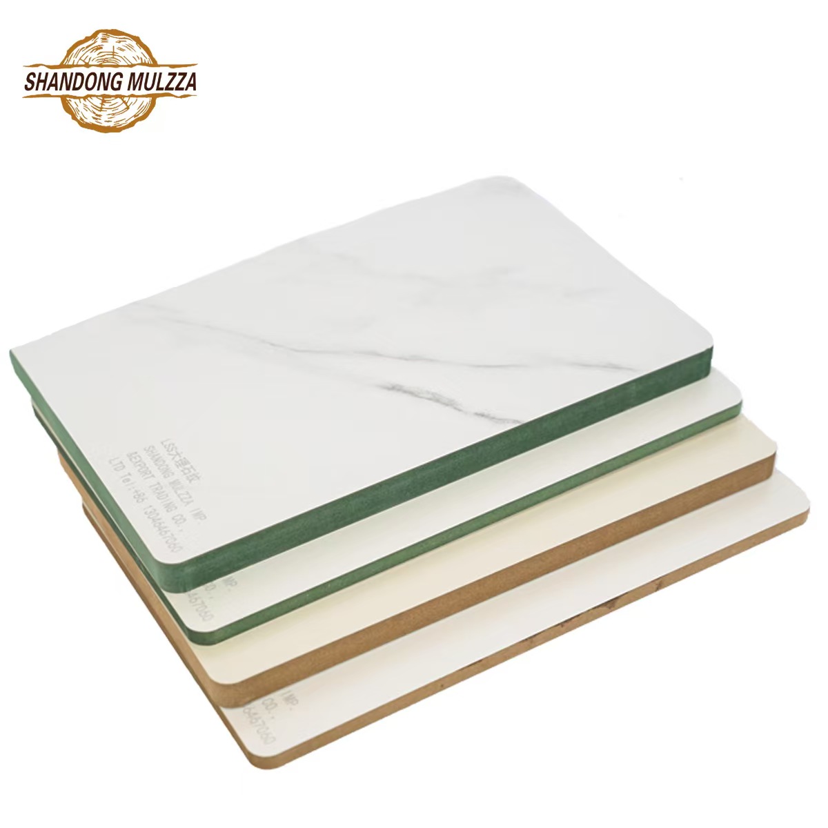 Moisture Resistant Solid Color Wood Melamine MDF Panel