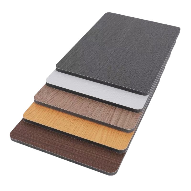Bamboo Charcoal Wood Veneer PVC Wall Panel for Living Room Bedroom Decoration