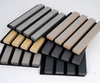 Pet Acoustic Bamboo Slats Wall Panels Sound Absorption Polyester Bamboo Wall Panels