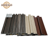 Waterproof 3D Fluted WPC Louver Wallboard PVC Wall Decoration PVC Wooden Louver Panel