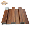 Waterproof 3D Fluted WPC Louver Wallboard PVC Wall Decoration PVC Wooden Louver Panel
