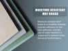 Moisture Resistant Solid Color Wood Melamine MDF Panel