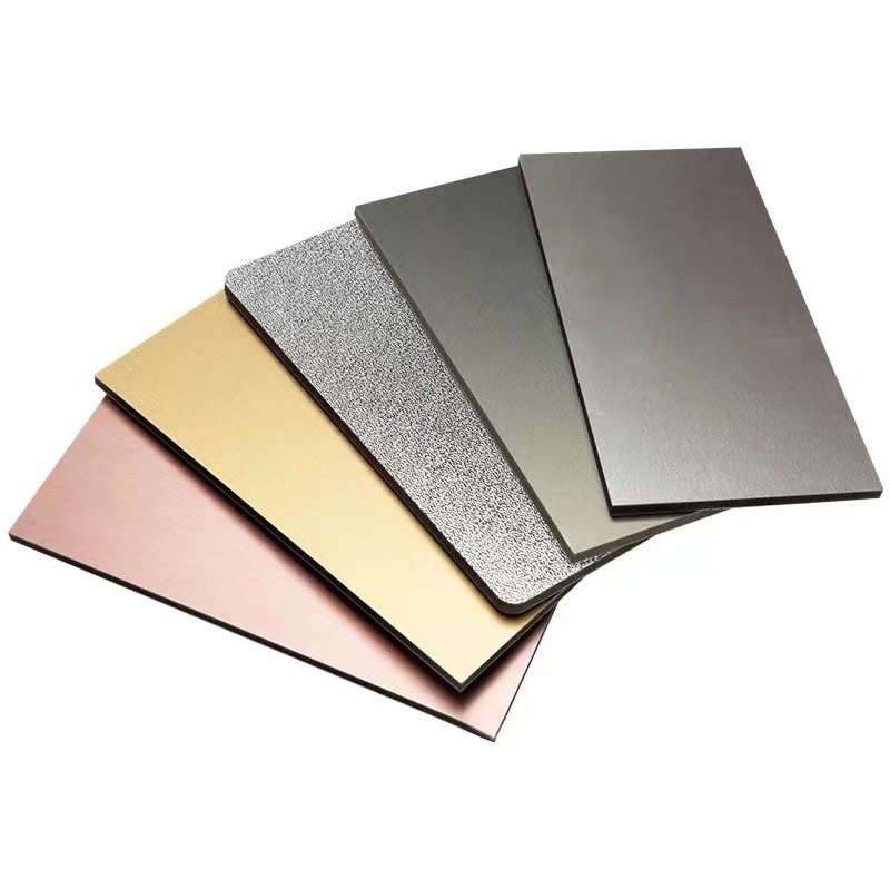  High-Gloss Metal Brushed Bamboo Charcoal Wood Veneer WPC Wall Panel