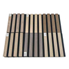Wall Decoration Soundproof Fence Sound Absorption Wood Wool Decoration Walnut Acoustic Panel