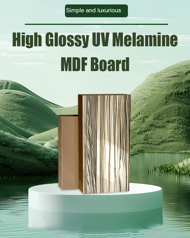 High Glossy UV Melamine MDF Board