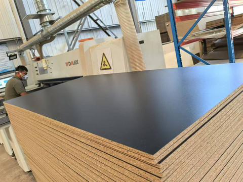 Melamine Laminated Particle Board for Home Furniture Wardrobe Panel