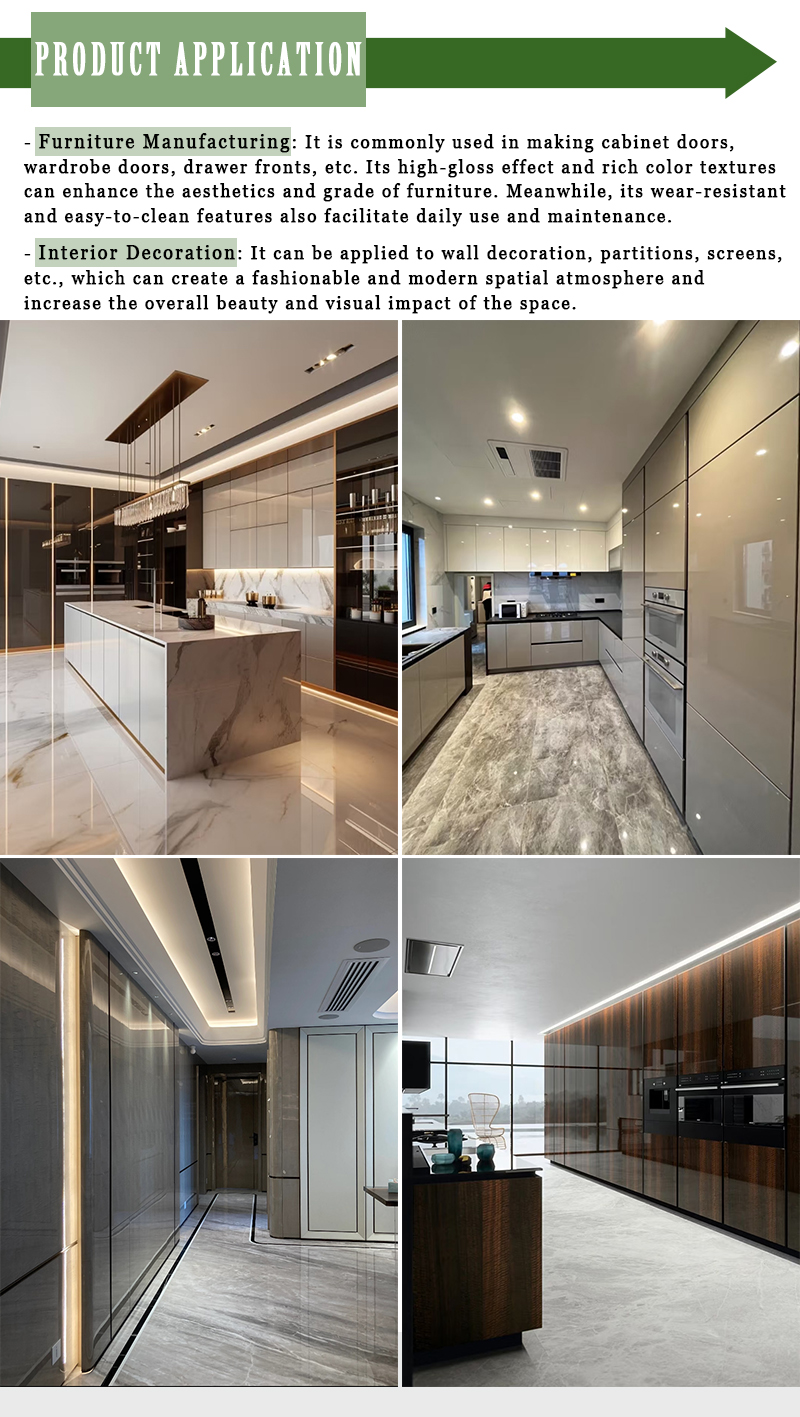 High Glossy UV Melamine MDF Board